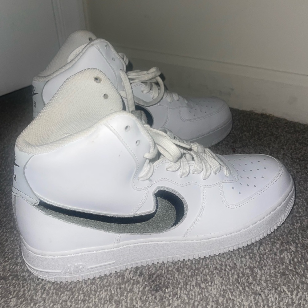Nike Air Force 1, Men Size 10, High-top, White